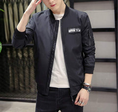 Mens Casual Zipped Up Bomber Jacket Clearance